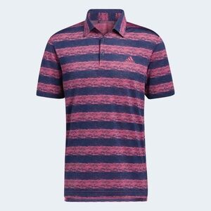 Adidas Men’s Golf AEROREADY PAINTED STRIPE POLO SHIRT in Navy Blue Size Medium